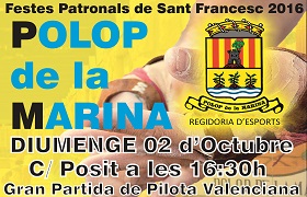 Partida de Pilota Sant Francesc 2016